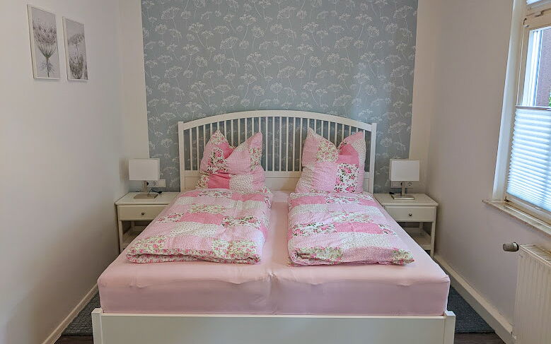 Doppelzimmer in einer Ferienwohnung im Haus am Wald in Friedrichroda im Thüringer Wald