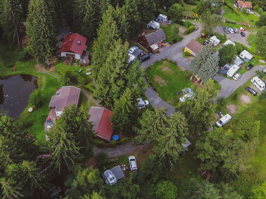 Luftbild Gelände Campingplatz