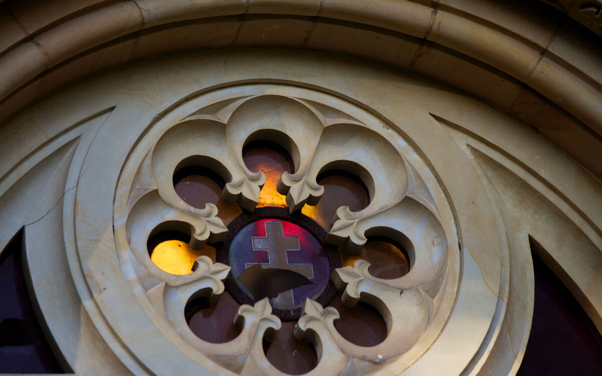 Detail an der Schlosskapelle Reinhardsbrunn
