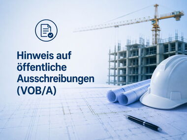 Hinweis öffentliche Vergabe
