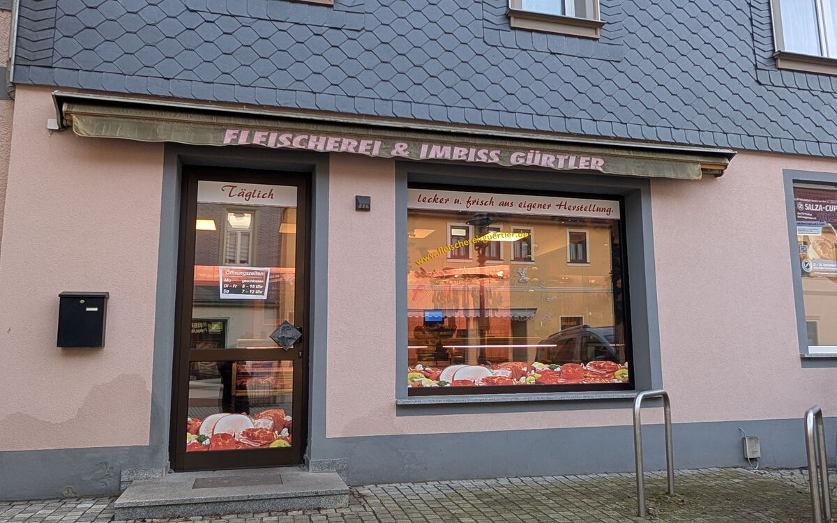 Aussenansicht Fleischerei Gürtler Friedrichroda