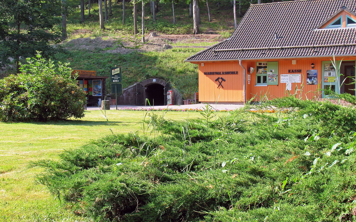 Eingangsbereich der Marienglashöhle