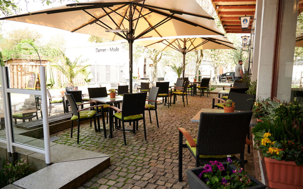 Terrasse vom Kurcafé Friedrichroda