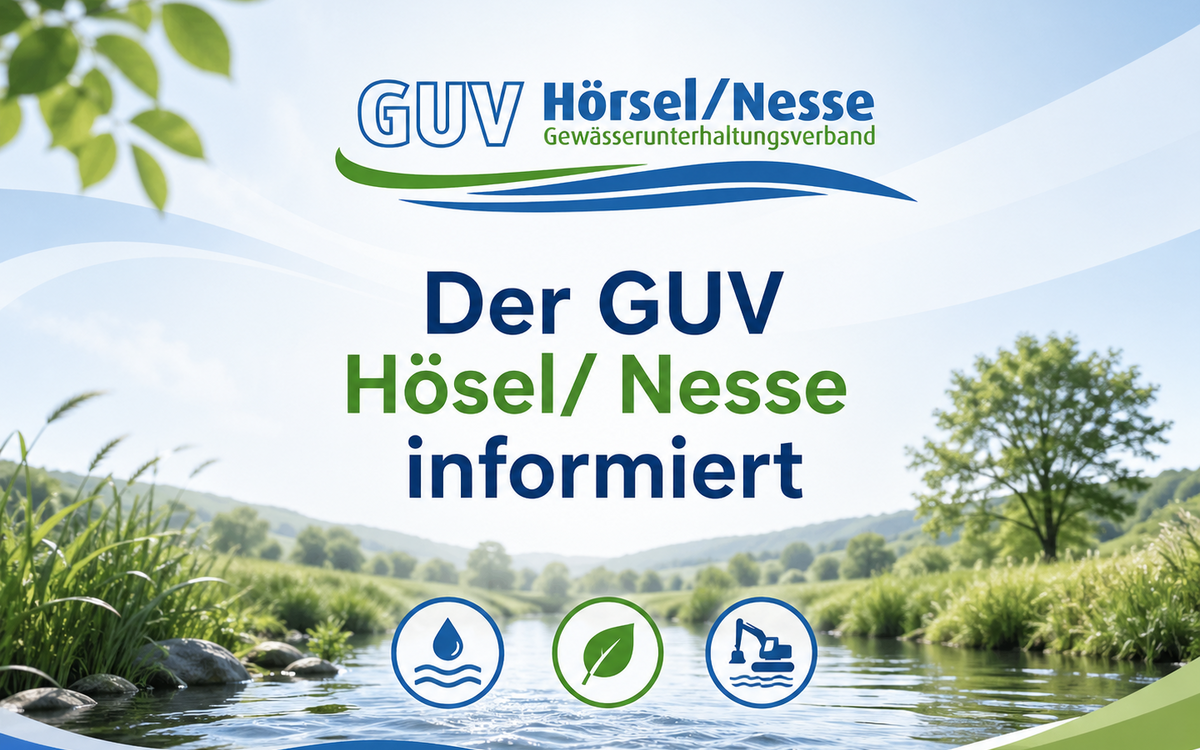 Der GUV Gewässerunterhaltungsverband Hörsel/Nesse informiert